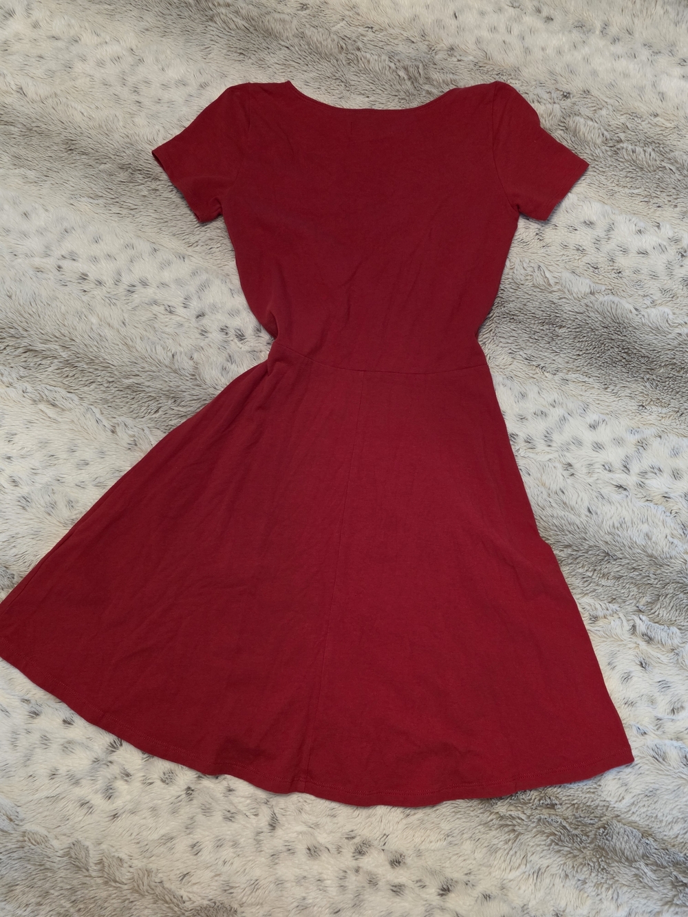 Hollister Fit & Flare Dress - Red XS - Picture 2 of 3